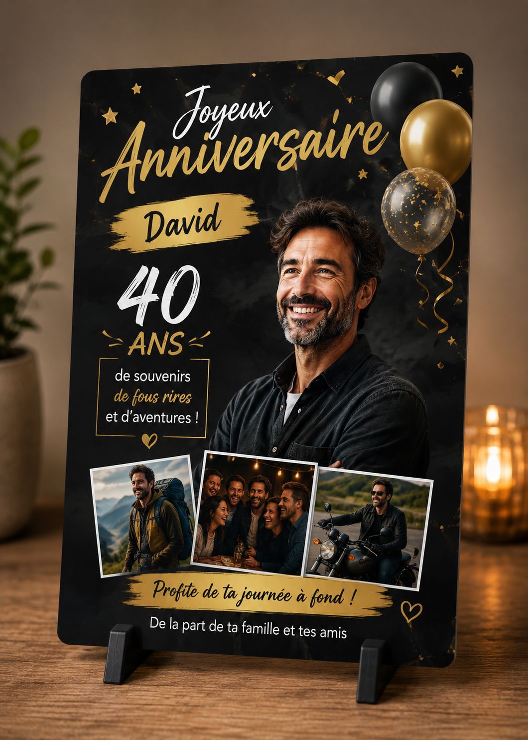 Plaque aluminium personnalisée en sublimation Les Créas d’Alex