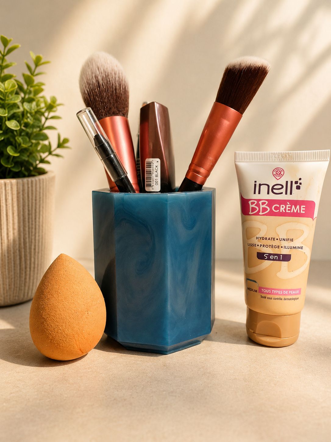 Pot à maquillage en résine Les Créas d’Alex